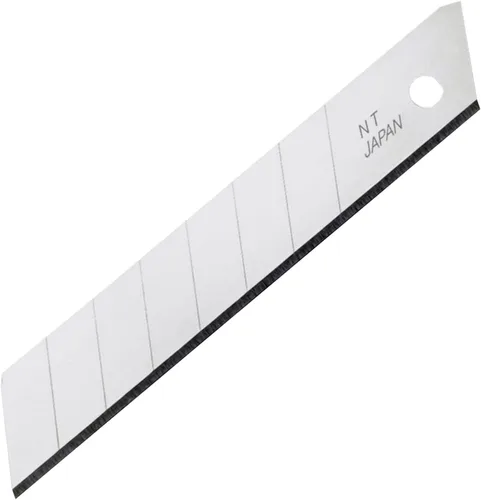 Miniatura 5 de NT Cutter Cuchillas negras ultra afiladas de 0.709 in, 10 cuchillas/paquete, 1 paquete (BL13P), 58 grados