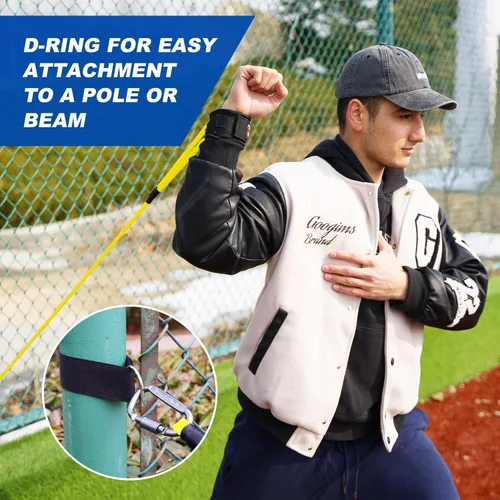 Miniatura 5 de SunNordik Bandas de resistencia para lanzadores, equipo de entrenamiento de béisbol y softbol para mejorar la fuerza del brazo y el entrenamiento