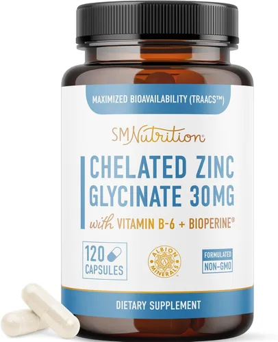 Miniatura 10 de Suplemento de zinc con microperlas con cobre para apoyo inmunológico Bisglicinato de zinc altamente absorbible y orrotato con 2 mg de cobre