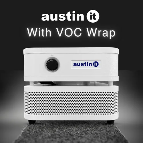 Miniatura 5 de Austin Air it - Purificador de aire para habitación con filtros de aire de envoltura de carbono COV, filtro de aire personal para habitación