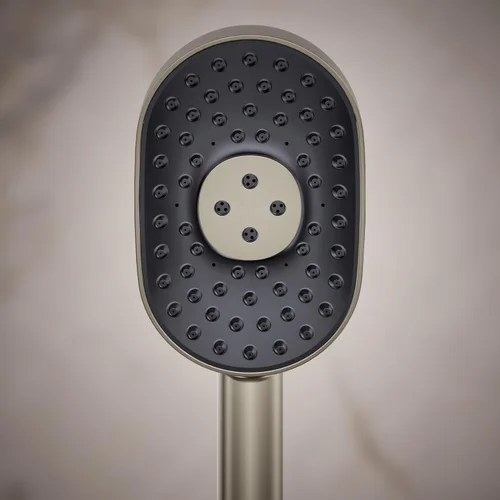 Miniatura 5 de KOHLER 26284-BN Statement Oblong Multifuntion - Ducha de mano de 2,5 gpm, níquel cepillado vibrante