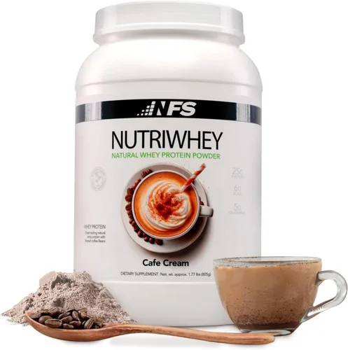 Miniatura 9 de NF Sports NutriWhey - Proteína de suero en polvo que mejora la recuperación después del entrenamiento y la reparación muscular - Sabor vainilla - 23