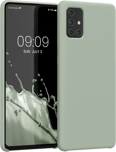 Miniatura 112 de kwmobile Funda Compatible con Samsung Galaxy A14 5G - Funda de teléfono de TPU y silicona con acabado suave - Verde Lima