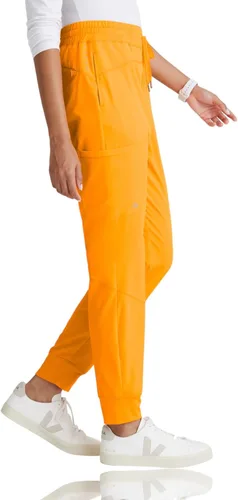 Miniatura 3 de Barco One Pantalón deportivo, pantalón quirúrgico de altura media, con tejido elástico de 4 vías y 3 bolsillos, para mujer