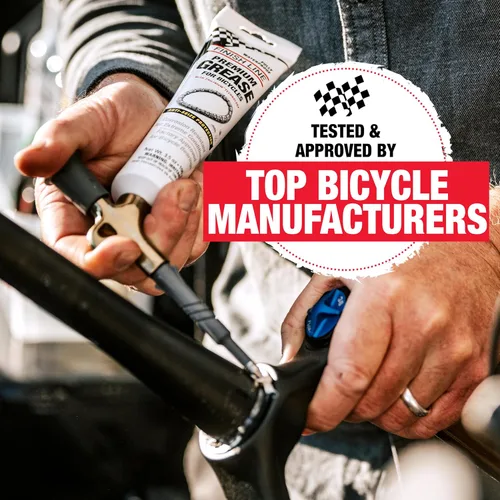 Miniatura 4 de Finish Line Grasa de cerámica para bicicletas, lubricante avanzado de rodamientos cerámicos para soportes inferiores, bujes y auriculares, reduce