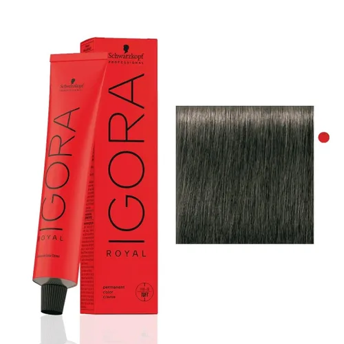 Miniatura 13 de Schwarzkopf - Tinte permanente para el cabello Igora Royal 6-88, rubio rojo extra oscuro, 2.1 onzas
