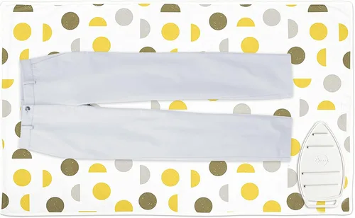 Miniatura 31 de Encasa XO - Almohadilla de planchado (grande 122 cm x 71 cm) con acolchado de 3 mm y soporte de plancha de silicona para prensado al vapor sobre