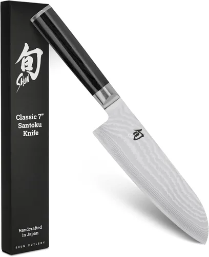 Miniatura 11 de Shun Cuchillo Santoku clásico de 5 1/2" Negro