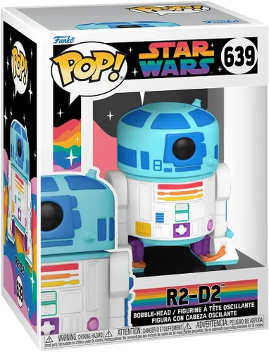 Miniatura 2 de Funko Pop! Star Wars: Pride 2023 - R2-D2 - Figura de vinilo coleccionable - Idea de regalo - Producto oficial - para niños y adultos - Fans