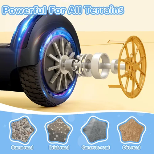 Miniatura 5 de SISIGAD Scooter, 6.5" Flash Wheels & Corlorful LED Lights, All for Girls Boys Kids Ages 6+ A-black