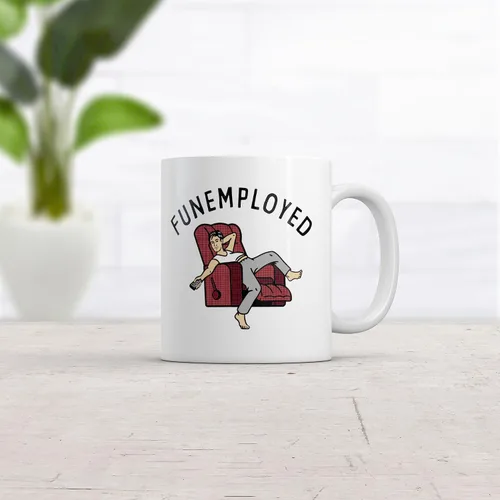 Miniatura 2 de Funemployed Taza divertida Lazy Sleepy Jobless Joke Cup-11oz