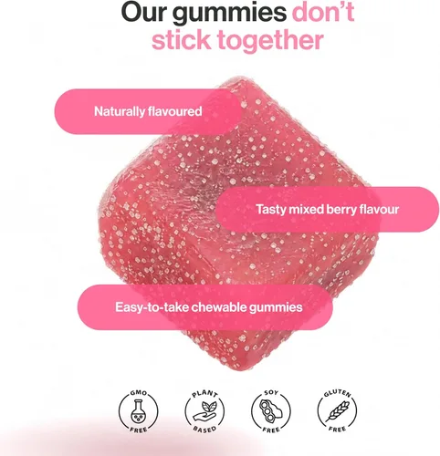 Miniatura 8 de kindnature Vitamina B2 Riboflavina 400 mg y gomitas de potasio para adultos y niños - Suplemento de potasio 500 mg y riboflavina 400 mg gomitas