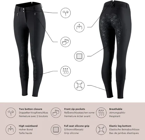 Miniatura 2 de HORZE Angelina - Pantalones de silicona para mujer