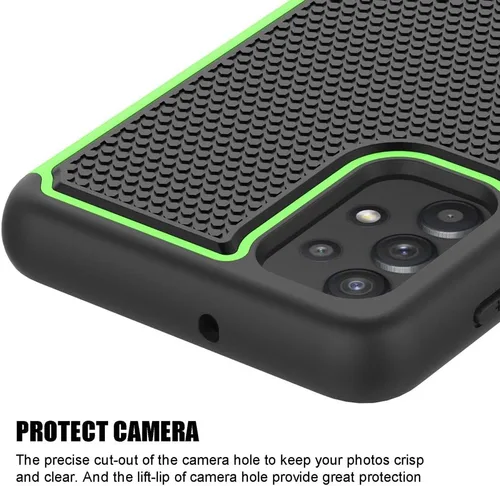 Miniatura 4 de Funda de teléfono a prueba de golpes para Samsung Galaxy A32 5G (6.5", 2021) [Verde]