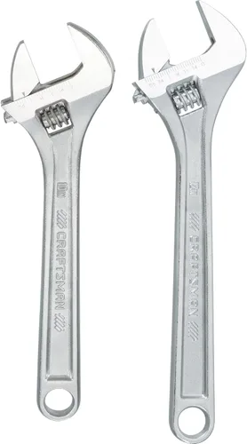 CRAFTSMAN Juego de llaves ajustables, 2 piezas (CMMT12002)