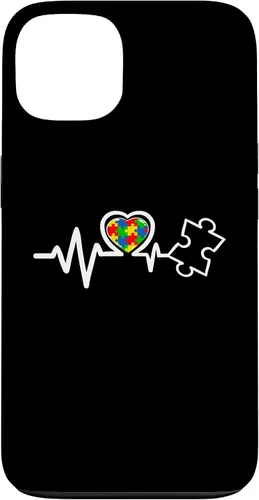 Miniatura 7 de Heart Puzzle Piece Heartbeat Cool Autism Awareness Case for iPhone 16