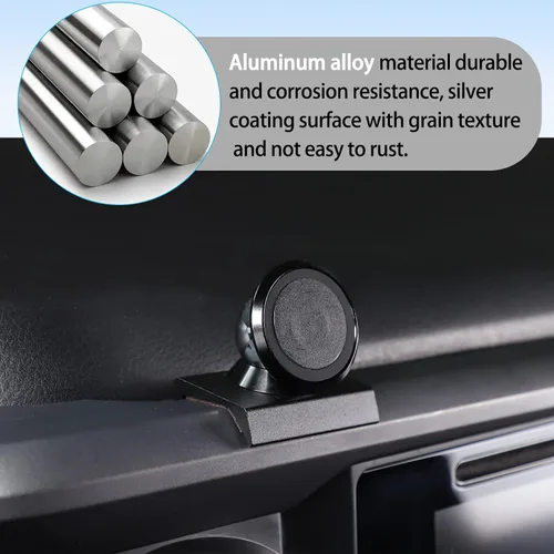 Miniatura 5 de Lcojicep Soporte de teléfono para consola central de automóvil compatible con Toyot@Tacoma 2016-2022, control central, navegación, lado izquierdo