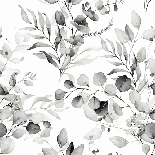 Miniatura 12 de Floralplus Papel tapiz autoadhesivo de hojas de eucalipto bohemio para baño, apto para inquilinos, papel tapiz extraíble, papel adhesivo adhesivo