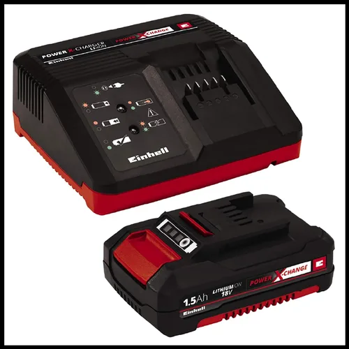 Miniatura 4 de Einhell TE-CD - Kit de taladro de taller Power X-Change de 18/2 Li de 18 voltios, 3/8 pulgadas (con batería de 1.5 Ah + cargador)