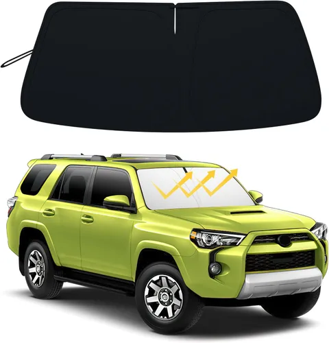 Miniatura 19 de Protección Solar para Parabrisas para Jeep Wrangler JL JLU 2018-2026 y Jeep Gladiator 2020-2026 310T Poliéster Cubierta Completa Plegable Protector