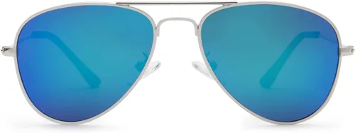 Miniatura 3 de COASION Gafas de sol de aviador pequeñas polarizadas clásicas para niños, bebés, niñas y niños de 2 a 10 años, 1.969in