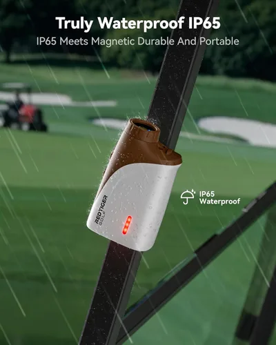 Miniatura 4 de REDTIGER Mini Golf Range Finder with 1200 Yards, IP65 Waterproof and Slope Switch, 7X Magnification, Magnetic & Rechargeable Golf Rangefinder, Flag
