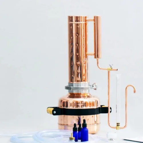 Destilador de aceites esenciales 1,9 gales/7 L Kit premium | para la fabricación y extracción de aceite de destilación al vapor, equipo de