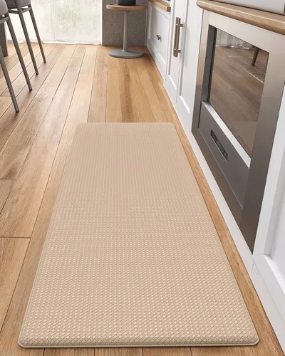 Miniatura 27 de Color&Geometry - Alfombras de cocina antideslizantes e impermeables Alfombra de cocina acolchada Alfombra antifatiga para pararse de 30 x 18 Verde