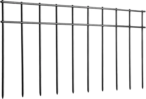 Miniatura 14 de Adavin Valla de barrera para animales pequeños o medianos, paquete de 20 unidades, color negro, 20 pulgadas de largo x 12 pulgadas de alto, espacio