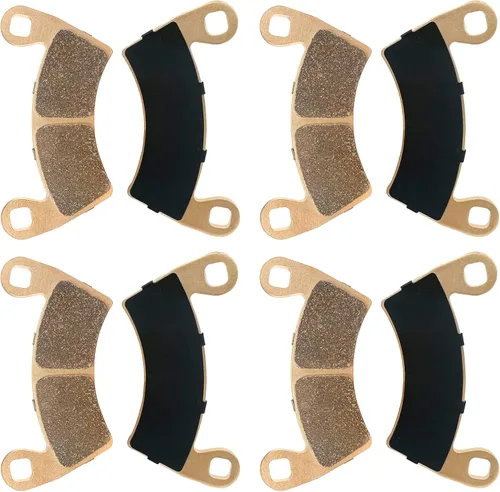 JAVIK 2203747 Pastillas de freno sinterizadas con cuñas antiruido negras para Polaris RZR 900 1000 4 XP RS1 Ranger 570 700 800 900 1000 EV Crew