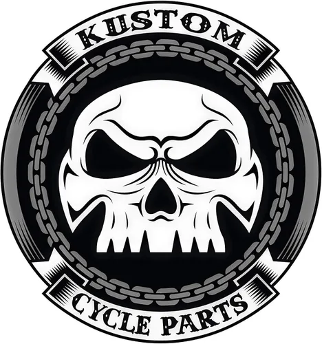 Miniatura 5 de Kustom Cycle Parts ¡No te mueras, maldito! Campana de motocicleta para motociclista con espíritus malignos. (Campana negra plana)