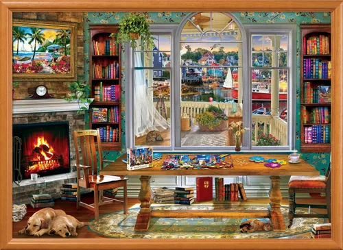 Miniatura 5 de MasterPieces Rompecabezas de 1000 piezas para adultos, familia o niños, una tarde desconcertante, 26.75 x 19.25 pulgadas