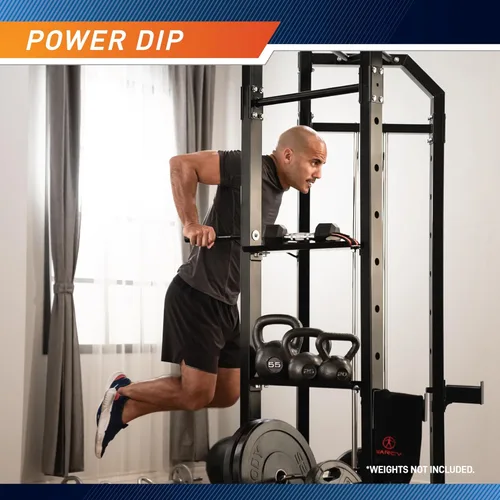 Miniatura 6 de Marcy Strength Training Home Gym Cage with Pulley System for Weightlifting, Bodybuilding, Full Body Workout Equipment for Home Exercise