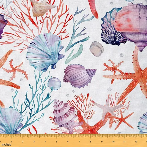 Miniatura 12 de Koi Fish - Tela de tapicería para sillas, tela tradicional japonesa para exteriores, tela decorativa con estampado de hojas de loto Botanicla