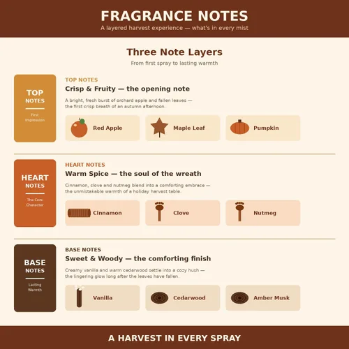 Miniatura 3 de Yankee Candle Ambientador concentrado en aerosol, eliminador de olores para el hogar, baño, corona de otoño, 1.5 onzas (paquete de 3)