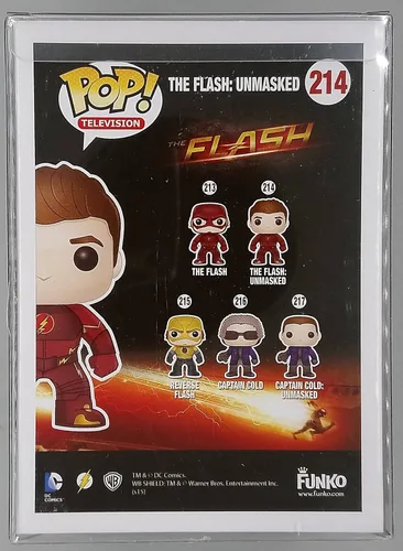 Miniatura 2 de Funko Pop! Television #214 The Flash Unmasked Flash (2015 SDCC Exclusive)