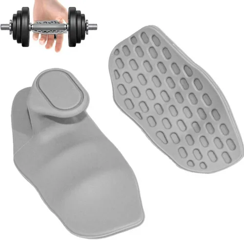 Miniatura 9 de Guantes de gimnasio sin dedos para hombres y mujeres, guantes de entrenamiento antideslizantes de goma con absorción de sudor, protección duradera