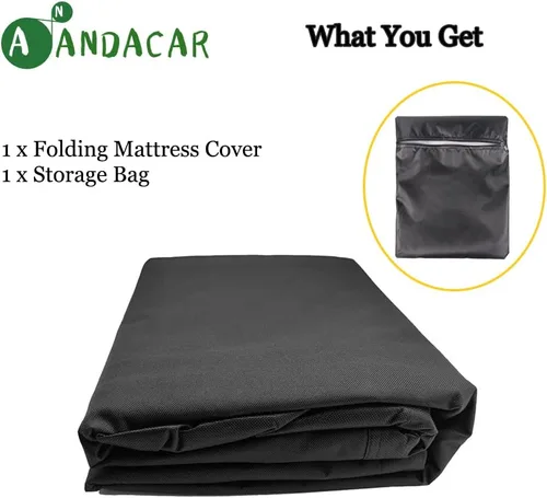 Miniatura 7 de Bolsa de almacenamiento plegable para colchón, bolsa de transporte resistente de 33 pulgadas, se adapta a colchones estrechos de 4 pulgadas