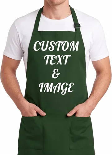 Miniatura 7 de CRAZYDAISYWORLD Delantales de tamaño estándar con diseño de nombre de texto personalizado unisex