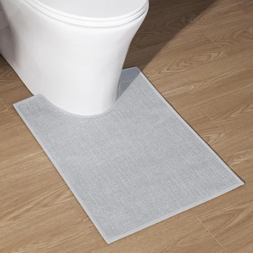 Miniatura 58 de chakme Alfombras de Baño 24x17, Alfombra de Baño Ultra Delgada Antideslizante Pequeña de Secado Rápido Absorbente para Piso de Baño