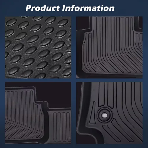 Miniatura 4 de Alfombrillas de Piso para Elantra N 2021-2023 (No Compatible con Híbrido 21-23) Protección para Todo Clima Goma TPE Personalizada para Piso Sin Olor