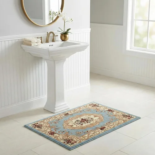 Miniatura 26 de Unique Loom Versailles Collection - Alfombra tradicional clásica con motivo floral, colección Versailles