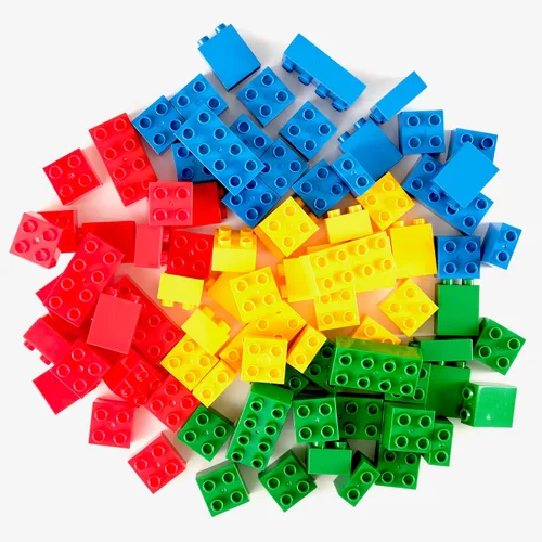 Juego de bloques grandes, bloques de construcción grandes para edades de 3 años en adelante, 100% compatible con todas las principales marcas,