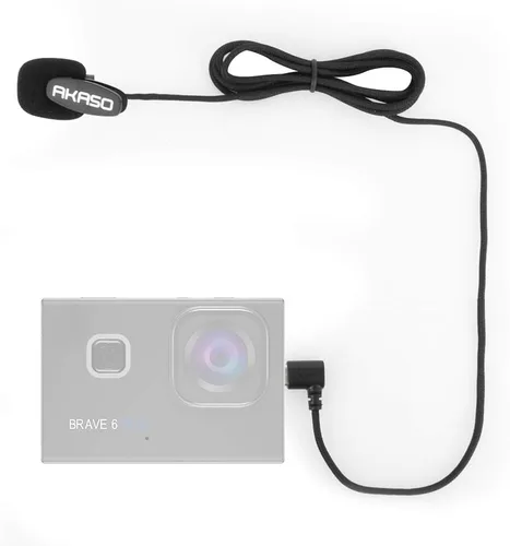 Miniatura 5 de AKASO Micrófono externo Brave 7/Brave 8/Brave 6 Plus solo cámara de acción (puerto tipo C)