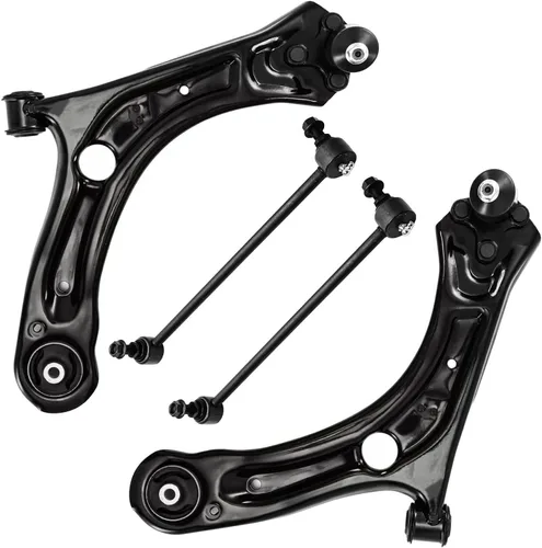 Miniatura 160 de Detroit Axle - Brazos de control superiores traseros para Chrysler 300 Dodge Challenger Charger Magnum, reemplazo del conjunto de brazos de control