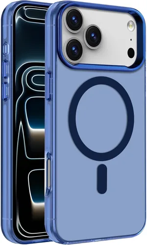 Miniatura 73 de S. Tedazo Funda magnética para iPhone 7/8 Plus (5.5 pulgadas) compatible con MagSafe, [no amarillenta] delgada, a prueba de golpes, funda para Negro