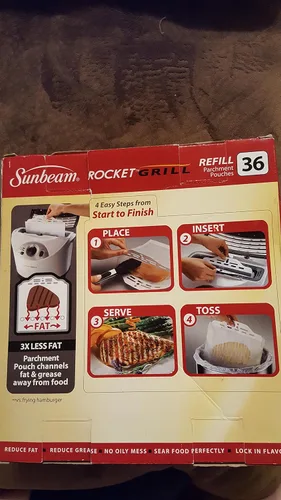Miniatura 2 de Sunbeam RP36 Rocket Grill - Bolsas de pergamino, paquete de 36