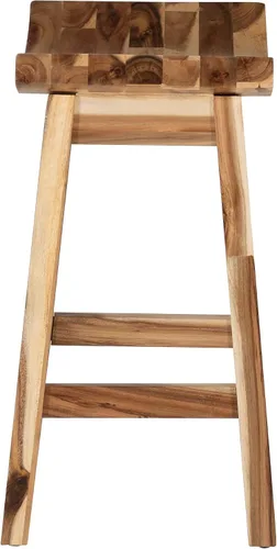 Miniatura 7 de Powell Muebles Dale Saddle Bar Taburete Madera Natural