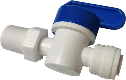 Miniatura 10 de Conexión rápida de tubo de inserción para uso alimentario, válvula de bola de cierre de tubo igual de 5/16" O.D. para filtro de agua purificador