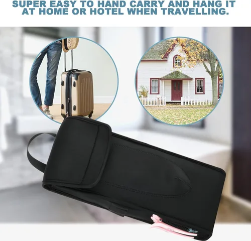 Miniatura 4 de Beautyflier Funda de viaje universal de neopreno para rizador resistente al calor – Triple barril Curl styling waver Cover (solo manga)
